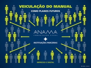 Veiculação do Manual
    como planos futuros




     Instituições Parceiras




        Impresso e Digital

                              © Gabriel Meneses
 