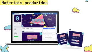 Materiais produzidos
 