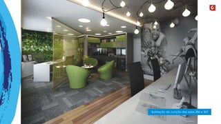 Ilustração da Junção das salas 306 e 307 
 