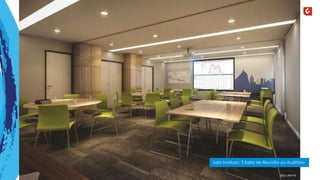 Sala Multiuso: 3 Salas de Reunião ou Auditório 
 