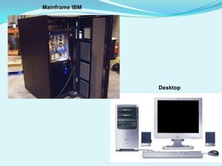 Mainframe IBM




                Desktop
 