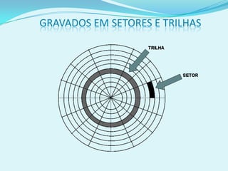 GRAVADOS EM SETORES E TRILHAS
 