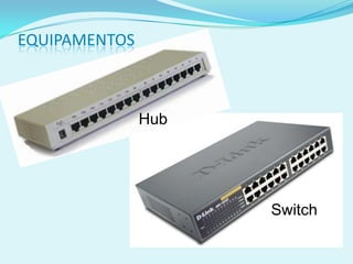 EQUIPAMENTOS



               Hub




                     Switch
 
