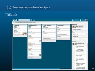 TRELLO
25
Ferramentas para Métodos Ágeis
 