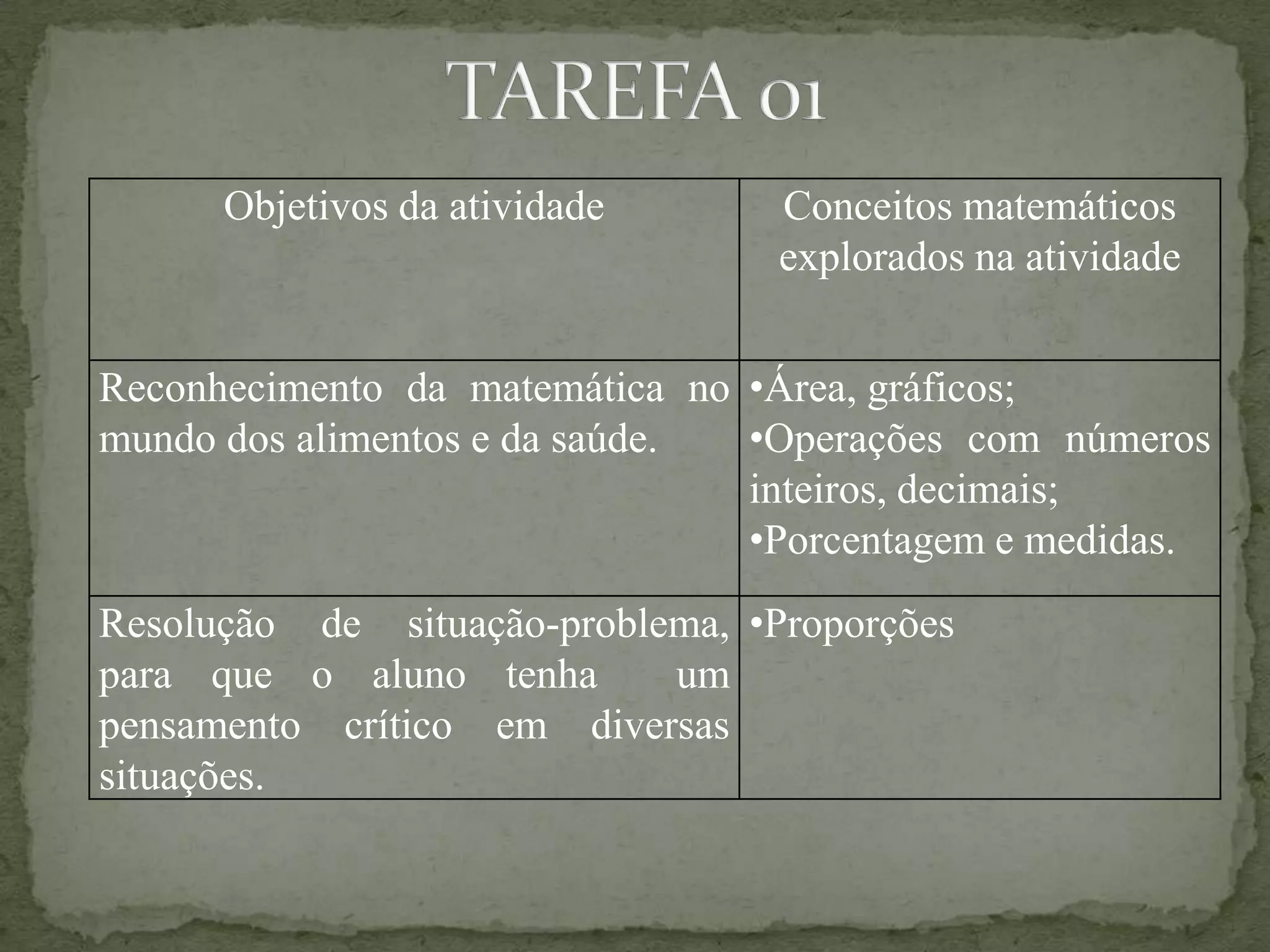 TAREFA 01