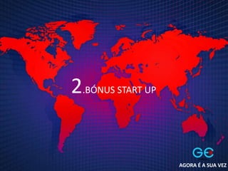 2.BÓNUS START UP
AGORA É A SUA VEZ
 