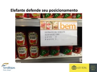 Elefante defende seu posicionamento
 