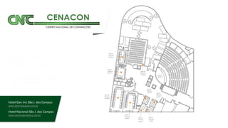 Hotel Dan Inn São J. dos Campos
www.daninnsaojose.com.br
Hotel Nacional São J. dos Campos
www.nacionalinndutra.com.br
 