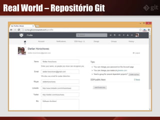 Real World – Repositório Git
 