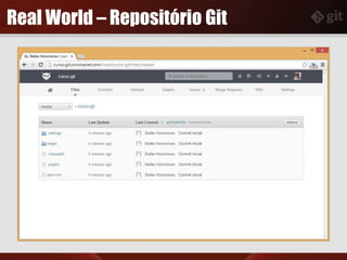 Real World – Repositório Git
 