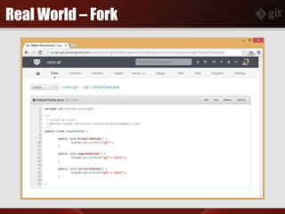 Real World – Fork
 