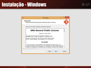 Instalação - Windows
 