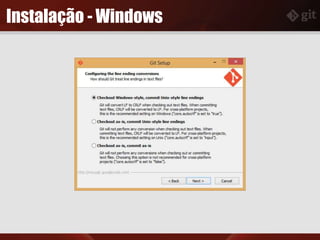 Instalação - Windows
 