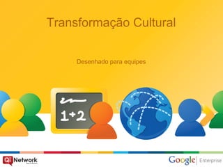 Transformação Cultural

     Desenhado para equipes
 