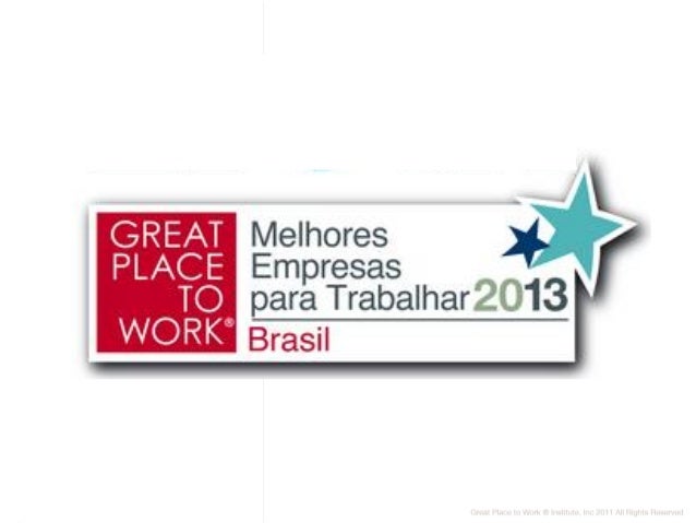 Apresentação Great Place to Work Institute