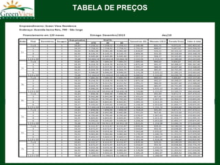 TABELA DE PREÇOS
 