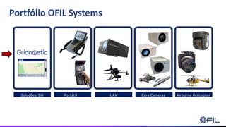Soluções SW Portátil UAV Core Cameras Airborne Helicopter
Portfólio OFIL Systems
 