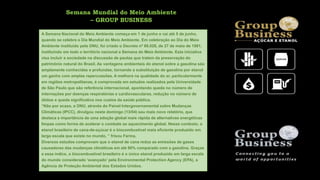 A Semana Nacional do Meio Ambiente começa em 1 de junho e vai até 5 de junho,
quando se celebra o Dia Mundial do Meio Ambiente. Em celebração ao Dia do Meio
Ambiente instituído pela ONU, foi criado o Decreto nº 86.028, de 27 de maio de 1981,
instituindo em todo o território nacional a Semana do Meio Ambiente. Esta iniciativa
visa incluir a sociedade na discussão de pautas que tratem da preservação do
patrimônio natural do Brasil. As vantagens ambientais do etanol sobre a gasolina são
amplamente conhecidas e profundas, tornando a substituição de gasolina por etanol
um ganho com amplas repercussões. A melhora na qualidade do ar, particularmente
em regiões metropolitanas, é comprovada em estudos realizados pela Universidade
de São Paulo que são referência internacional, apontando queda no número de
internações por doenças respiratórias e cardiovasculares, redução no número de
óbitos e queda significativa nos custos da saúde pública.
“Não por acaso, a ONU, através do Painel Intergovernamental sobre Mudanças
Climáticas (IPCC), divulgou neste domingo (13/04) seu mais novo relatório, que
destaca a importância de uma adoção global mais rápida de alternativas energéticas
limpas como forma de acelerar o combate ao aquecimento global. Nesse contexto, o
etanol brasileiro de cana-de-açúcar é o biocombustível mais eficiente produzido em
larga escala que existe no mundo, ” frisou Farina.
Diversos estudos comprovam que o etanol de cana reduz as emissões de gases
causadores das mudanças climáticas em até 90% comparado com a gasolina. Graças
a esse índice, o biocombustível brasileiro é o único etanol produzido em larga escala
do mundo considerado ‘avançado’ pela Environmental Protection Agency (EPA), a
Agência de Proteção Ambiental dos Estados Unidos.
Semana Mundial do Meio Ambiente
– GROUP BUSINESS
 