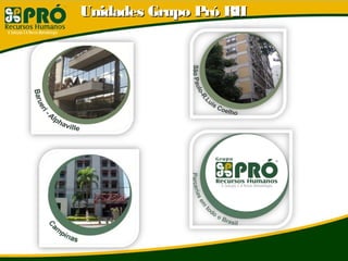 Unidades Grupo Pró RHUnidades Grupo Pró RH
 