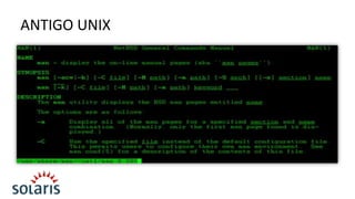 ANTIGO UNIX

 