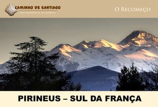 Caminho de Santiago




 PIRINEUS – SUL DA FRANÇA
 