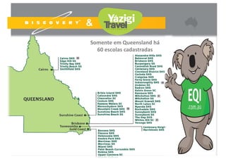 www.discoveryoceania.com 8
Somente em Queensland há
60 escolas cadastradas
 