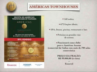 TOWNHOUSES HotelCopa 5 By RAMADA - VENDAS COTAS - GRANDE OPORTUNIDADE DE INVESTIMENTO - COPACABANA - RIO DE JANEIRO - COPA 2014 - OLIMPÍADAS 2016