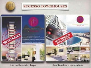 TOWNHOUSES HotelCopa 5 By RAMADA - VENDAS COTAS - GRANDE OPORTUNIDADE DE INVESTIMENTO - COPACABANA - RIO DE JANEIRO - COPA 2014 - OLIMPÍADAS 2016