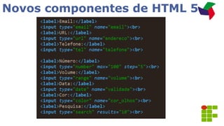 Apresentação HTML e CSS