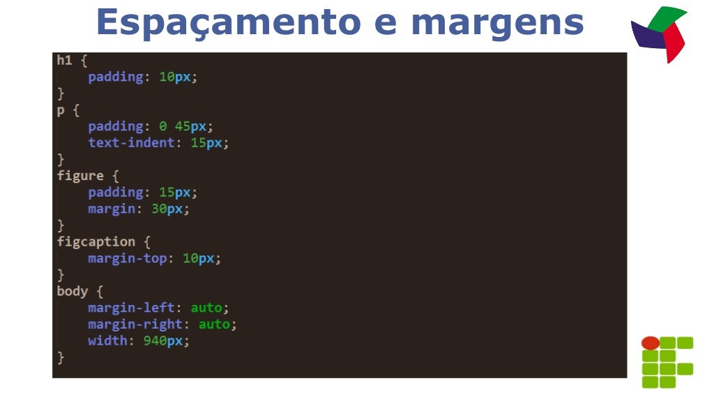 Apresentação HTML e CSS