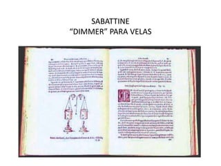 SABATTINE“DIMMER” PARA VELAS
