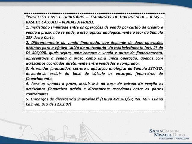 ICMS - Base de Cálculo e Alíquotas - Valter Lobato