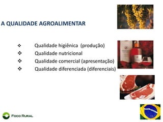 15A QUALIDADE AGROALIMENTAR Qualidadehigiênica  (produção) 