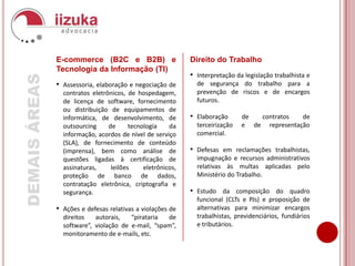 Áreas de EspecializaçãoA Iizuka Advocacia é um escritório altamente especializado nas áreas Tributária, Societária, Internacional e Contratual, oferecendo os seguintes serviços diferenciados: