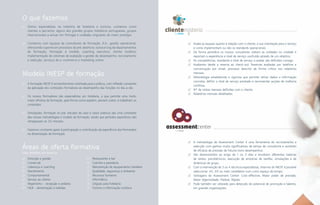 O que fazemos
// Somos especialistas na indústria de hotelaria e turismo, contamos como
   clientes e parceiros, alguns dos grandes grupos hoteleiros portugueses, grupos
   internacionais a actuar em Portugal e unidades singulares de maior prestígio.

// Contamos com equipas de consultores de formação, R.H., gestão operacional,              // Avalia as equipas quanto à relação com o cliente, a sua orientação para o serviço
   oferecendo suporte em processos de pré-abertura; outsourcing de departamentos              e como implementam ou não os standards operacionais.
   de formação; formação à medida; coaching executivo; cliente mistério;                   // De forma periódica os nossos consultores visitam as unidades ou unidade e
   implementação de sistemas de avaliação e gestão de desempenho; recrutamento                reportam a experiência e nível de serviço usufruído através de um relatório.
   e selecção; serviços de e-commerce e marketing online.                                  // As competências, standards e nível de serviço a avaliar são definidos consigo.
                                                                                           // Avaliamos desde a reserva ao check-out. Reservas avaliadas por telefone e
                                                                                              comunicação por email, processo descrito de forma crítica nos relatórios
Modelo INESP de formação                                                                      mensais.
                                                                                           // Metodologia estabelecida e rigorosa que permite retirar dados e informação
                                                                                              concreta, definir o nível de serviço prestado e recomendar acções de melhoria
// A formação INESP é eminentemente orientada para a prática, com reflexão constante
                                                                                              contínua.
   da aplicação dos conteúdos formativos ao desempenho das funções no dia-a-dia.
                                                                                           // Nº de visitas mensais definidas com o cliente.
                                                                                           // Relatórios mensais detalhados.
// Os nossos formadores são especialistas em hotelaria, o que permite uma muito
   maior eficácia da formação, pela forma como expõem, pensam sobre, e trabalham os
   conteúdos.

// Simulações, formação on-job, estudos de caso e casos práticos são uma constante
   das nossas metodologias e modelo de formação, sendo que períodos expositivos não
   ultrapassam os 20 minutos.

// Fazemos constante apelo à participação e contribuição da experiência dos formandos
   na dinamização da formação.

                                                                                           // A metodologia de Assessment Center é uma ferramenta de recrutamento e
Áreas de oferta formativa                                                                     selecção com ganhos muito significativos de tempo de consultoria e aumento
                                                                                              de eficácia de previsão de futuros bons desempenhos.
mais detalhes em inesp.pt
                                                                                           // São desenvolvidos ao longo de 1 ou 2 dias e envolvem diferentes baterias
//   Direcção e gestão                          //   Restaurante e bar                        de testes: psicotécnicos, execução de amostras de tarefas, simulações e de
//   Comercial                                  //   Cozinha e pastelaria                     dinâmicas de grupo.
//   Liderança e coaching                       //   Manutenção de equipamento hoteleiro   // Com a intervenção de 3 ou 4 técnicos especialistas, internos do INESP, é possível
//   Atendimento                                //   Qualidade, segurança e ambiente          seleccionar 40, 60 ou mais candidatos num curto espaço de tempo.
//   Comportamental                             //   Recursos humanos                      // Vantagens do Assessment Center: Cost-effective, Maior poder de previsão,
//   Serviço ao cliente                         //   Informática                              Maior objectividade, Flexível, Rápido.
//   Alojamento - recepção e andares            //   Línguas para hotelaria                // Pode também ser utilizado para detecção de potencial de promoção e talento,
//   F&B - alimentação e bebidas                //   Turismo e informação turística           em grandes organizações.
 