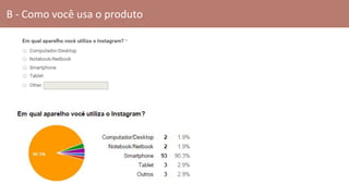 B - Como você usa o produto
 