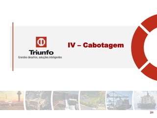 IV – Cabotagem
21
 