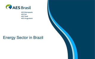 Energy Sector in Brazil
 