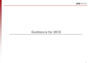 Guidance for 2010
55
 