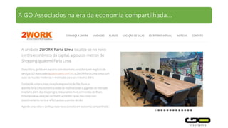 José Serra
“Desafios e cenários para
a política econômica
brasileira”
Antonio Bolognesi
“O Impacto do Racionamento
de Água, Energia e a Operação
Lava-Jato no PIB”
Bruno Dantas
“Novo Código de
Processo Civil”
Newton de Lima Azevedo Jr
“O Futuro da Água: a agenda
relevante para o Brasil do VII
Fórum Mundial da Água”
André Singer
“As manifestações e os
cenários para a economia
e a política”
Américo Sampaio
“O que cada um pode fazer para
ajudar a encontrar uma solução
para a crise hídrica”
Lirio A. Parisotto
"A conjuntura da
petroquímica:
cenários e desafios”
Instrumentos ágeis para debater principais temas da agenda nacional...
Webinars realizados pela GO Associados...
 