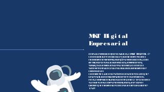 MKT Di gi t al
Empresari al
Maisquerelacionamentovirtual, oMKT DIGITAL é
ummodelodenegócioqueusaainternetcomo
plataformapararealizaraçõespromocionais, com
finalidadededivulgarprodutos, ferramentas,
serviçosouatributosdasuamarca, chegando
sempremaislongequequalqueroutraformade
propaganda.
Omarketingdigitalestáemconstantemudançae
deveevoluirconsideravelmentenospróximos
anos. Profissionalizaroscanaisonline, tendocomo
suporteconsultoresespecializados, faztodaa
diferençanaformadecomoseupotencialcliente
tevê!
 