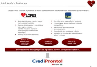 80.000 consumidores cadastrados em nossa base de dados em 2007Como operamos?Reconhecimento de ReceitaPreço da UnidadeR$ 100R$ 3,10Como auferimos receita?2,3R$ 10IncorporadoraR$ 5R$ 1,90EntradaComissãoBrutaCorretores+ Gerentes1    Nos últimos 5 anos em São Paulo2    Dados ilustrativos não-financeiros3    Exemplo baseado em lançamentos na Região Metropolitana de São Paulo