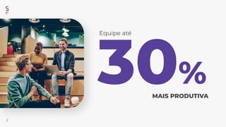 30%
MAIS PRODUTIVA
Equipe até
//
 