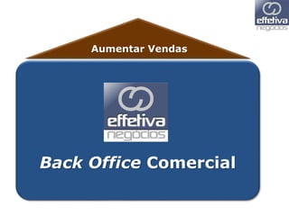 Aumentar Vendas
Back Office Comercial
 