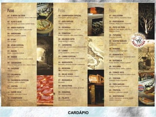 CARDÁPIO
 
