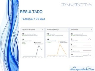 RESULTADO
Facebook = 70 likes
 