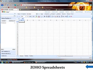 ZOHO Spreadsheets
 