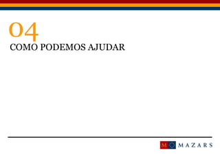 04
Titre de la présentation24
COMO PODEMOS AJUDAR
 