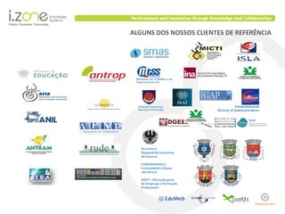 ALGUNS DOS NOSSOS CLIENTES DE REFERÊNCIA
 