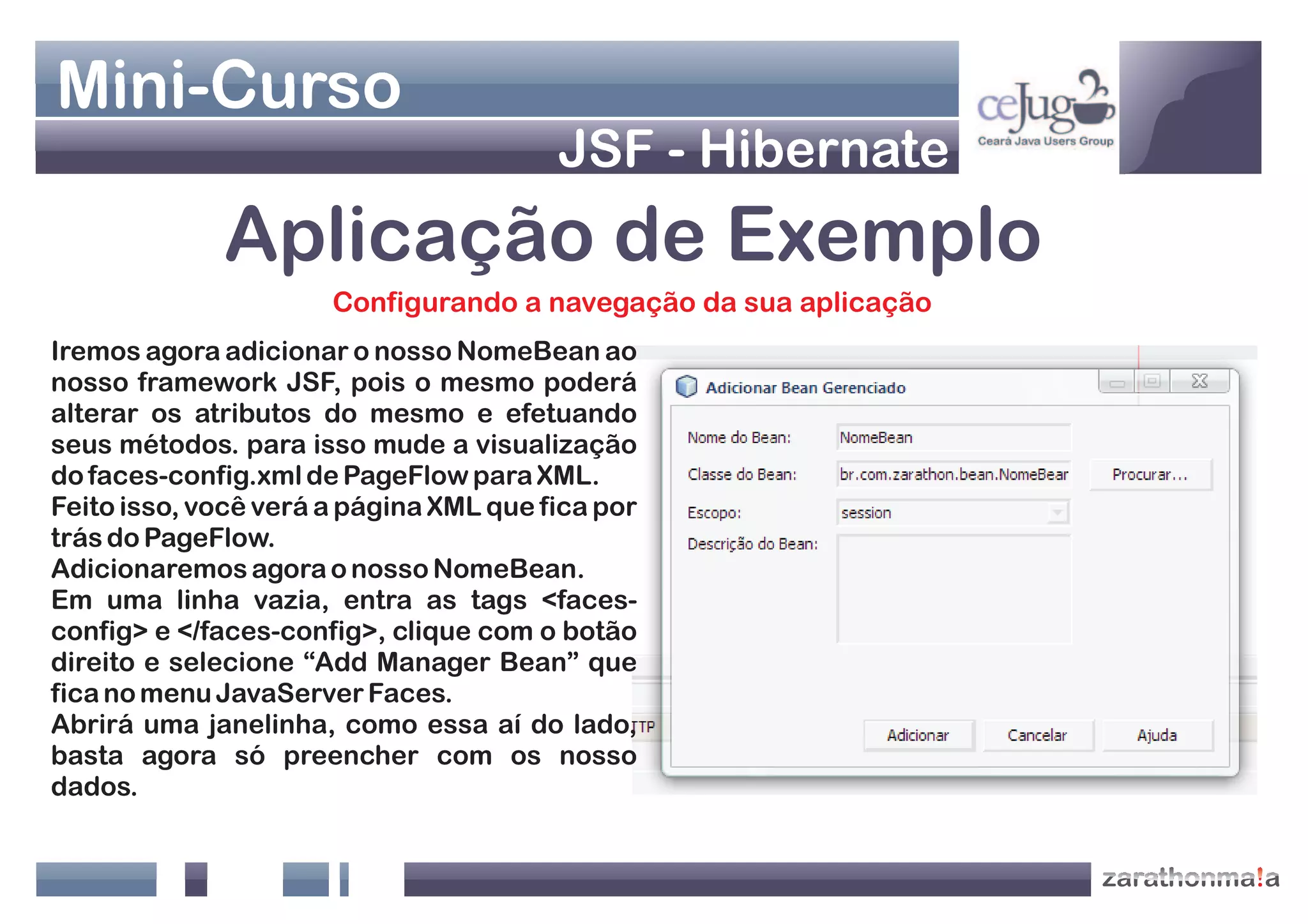 Apresentação Java Web - Jsf+Hibernate